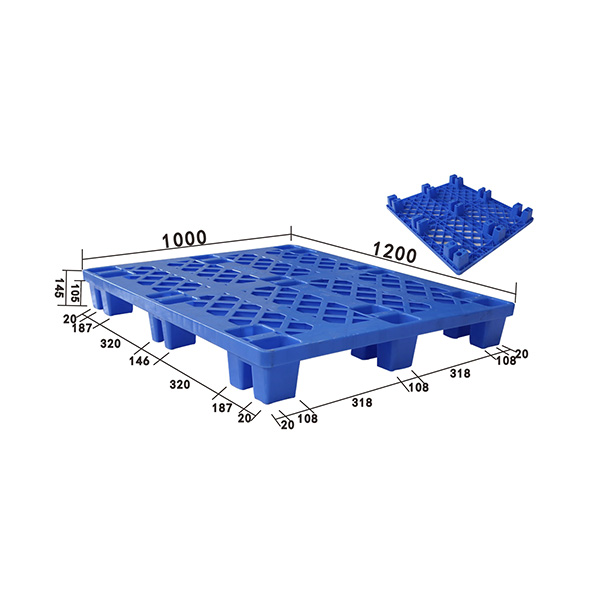 ZJ1210-145網(wǎng)格開叉腳型塑料托盤