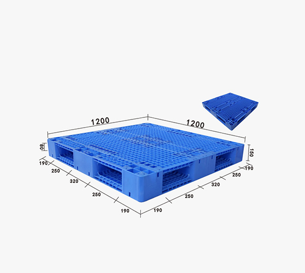 ZJ1212-150網格雙面型（內置8條鋼管）塑料托盤